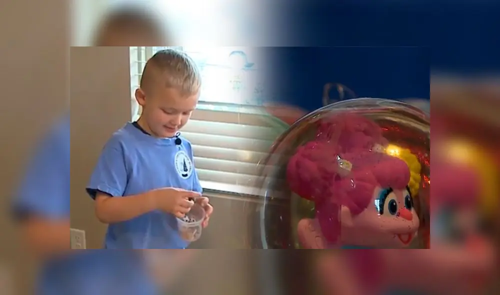 Cooper Patera es un niño de cinco años que hace manualidades para beneficiar a los más pobres. Foto: Composición Cooper Patera es un niño de cinco años que hace manualidades para beneficiar a los más pobres. Foto: Composición