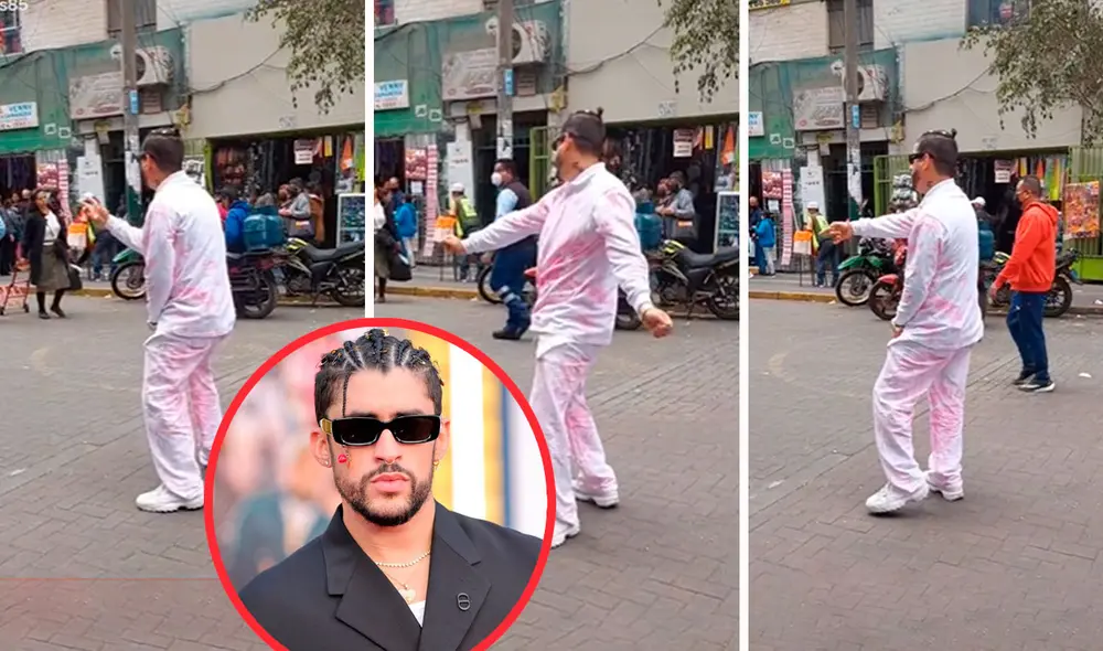 El joven se hizo pasar como su artista favorito, por lo que visitó un traje de color rosado y unas trenzas. Foto: composición LR/TikTok/@chrissalas85