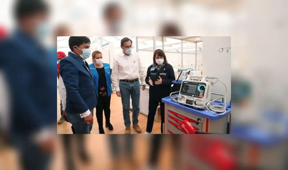 Arequipa: el Hospital Temporal Cerro Juli contará con 200 camas hospitalarias para pacientes COVID-19. / Crédito: Andina
