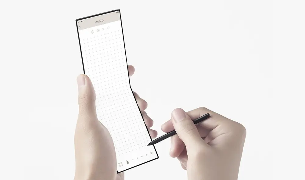 El dispositivo de Oppo se presentó en una exposición de diseño industrial celebrada en China. Foto: Oppo / Nendo