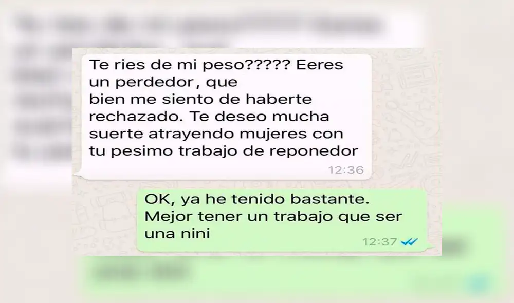 WhatsApp: chica manda a la 'friendzone' a joven y este le da la lección de su vida [FOTOS]
