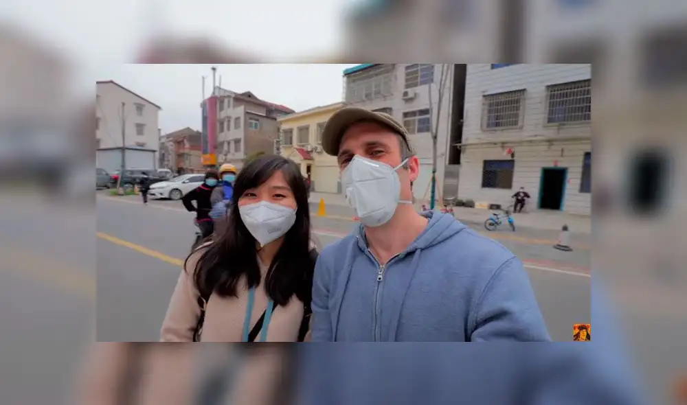 Jabiertzo y Lele, pareja de youtuber en China. Foto: captura de pantalla. Jabiertzo y Lele, pareja de youtuber en China. Foto: captura de pantalla.