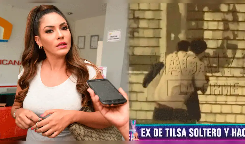 Ex de Tilsa Lozano fue captado en estado de ebriedad junto a acompañante