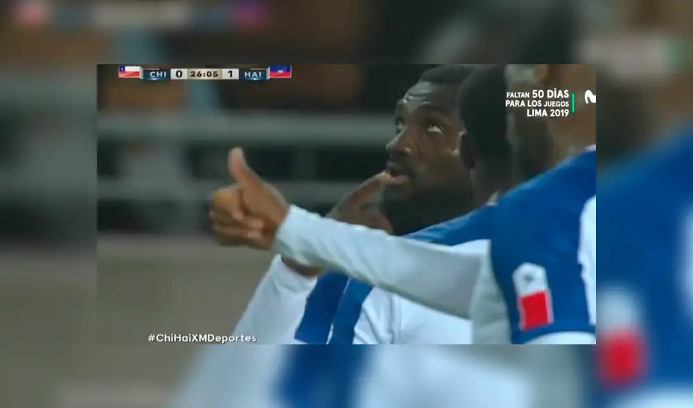 Chile vs. Haití: Pierrot superó a la defensa chilena y decretó el 1-0 [VIDEO]