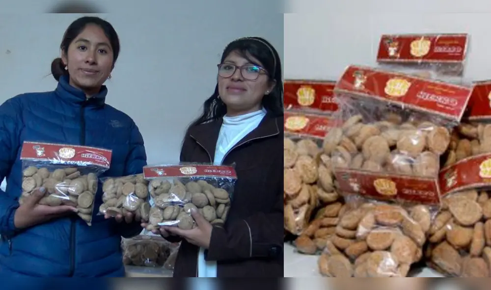Joven madre de Puno crea galletas antianémicas a base de trigo, cañihua y habas.