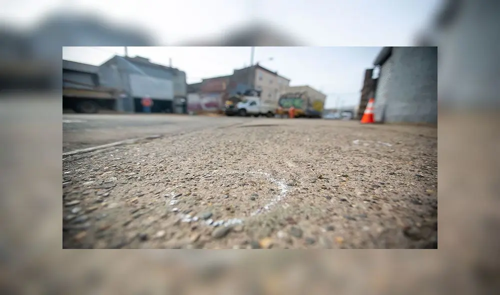 En el sitio consiguieron hasta 23 casquillos gastados. Foto: The Philadelphia Inquirer