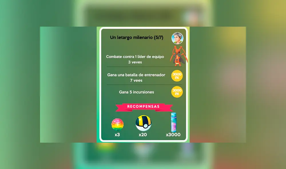 Quinta etapa de misiones de Jirachi en Pokémon GO. Quinta etapa de misiones de Jirachi en Pokémon GO.