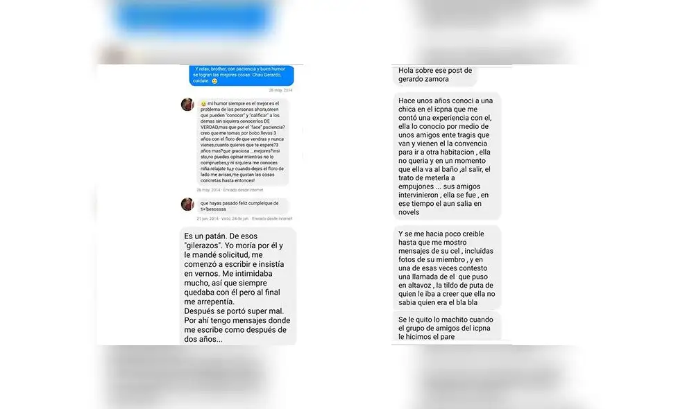 Actor Gerardo Zamora es denunciado por acoso sexual por más de 10 mujeres Actor Gerardo Zamora es denunciado por acoso sexual por más de 10 mujeres