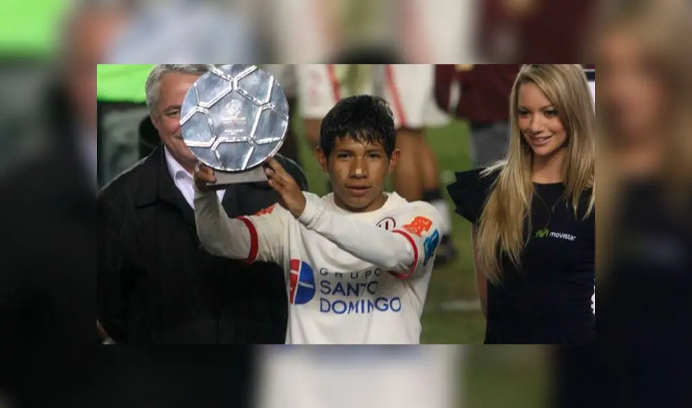 Edison Flores formó parte del Universitario campeón de la Libertadores Sub-20. Foto: Difusión Edison Flores formó parte del Universitario campeón de la Libertadores Sub-20. Foto: Difusión