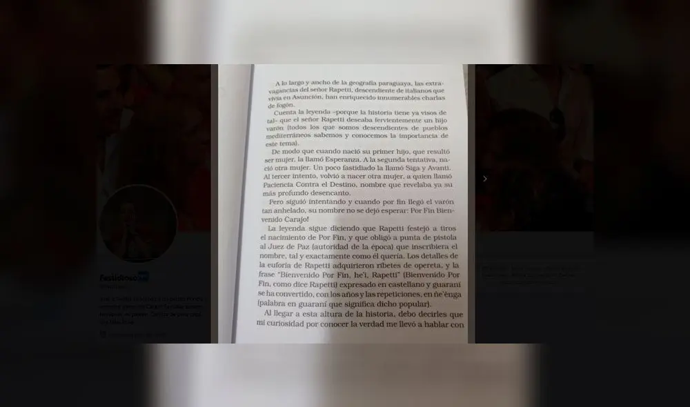 ‘Por fin bienvenido carajo’: el insólito nombre que le pusieron al nacer