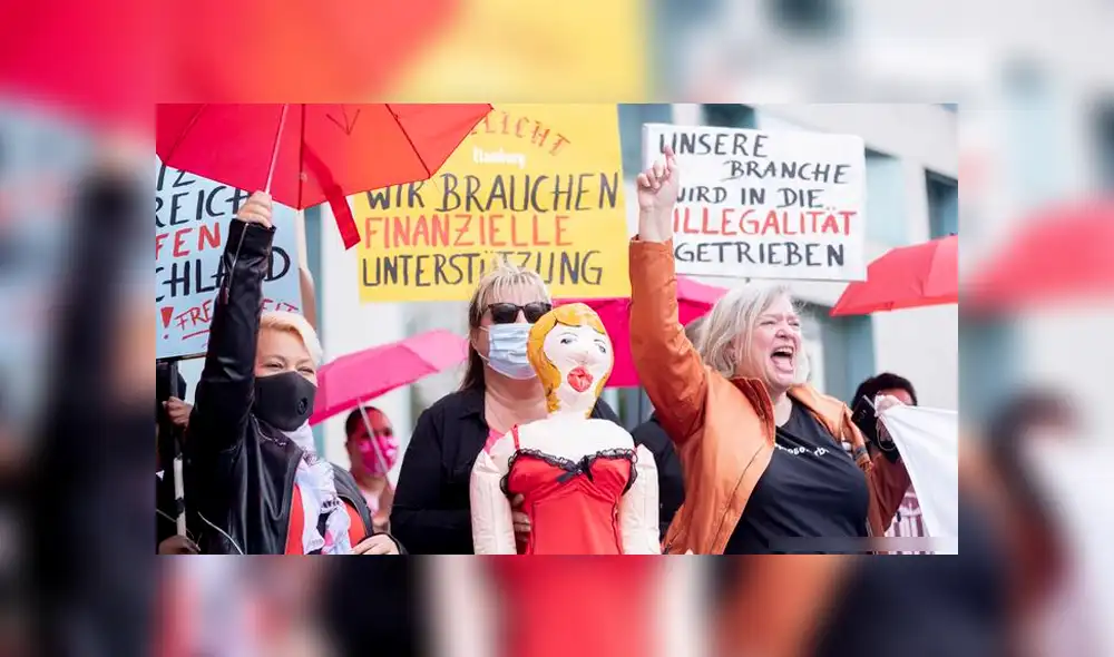 Los prostíbulos han permanecido cerrados desde que inició la pandemia de la COVID-19 en el país. (Captura: AFP) Los prostíbulos han permanecido cerrados desde que inició la pandemia de la COVID-19 en el país. (Captura: AFP)