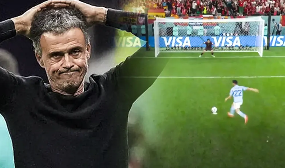 España fue eliminado por Marruecos en los penales. Foto: composición de Fabrizio Oviedo/La República/AP/DirecTv España fue eliminado por Marruecos en los penales. Foto: composición de Fabrizio Oviedo/La República/AP/DirecTv