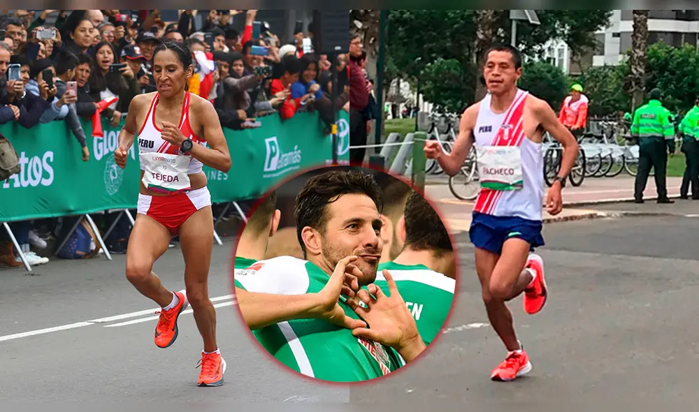Juegos Panamericanos 2019: Claudio Pizarro felicita a Gladys Tejeda y Cristhian Pacheco por lograr la medalla de oro en maratón.