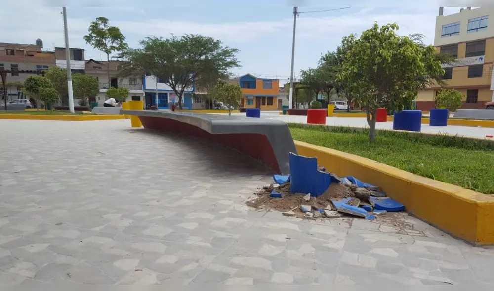 parque infantil florero daños La Victoria Chiclayo Lambayeque