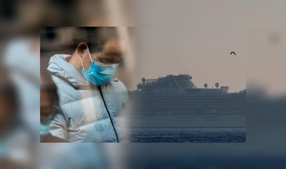 Las autoridades de Japón mandaron a cuarentena a un crucero con miles de personas a bordo. Foto: Composición Las autoridades de Japón mandaron a cuarentena a un crucero con miles de personas a bordo. Foto: Composición