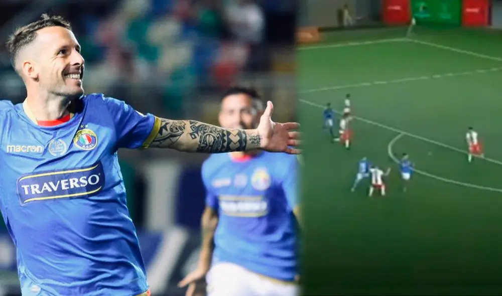 Lavandeira marcó en su debut oficial con el Audax Italiano.