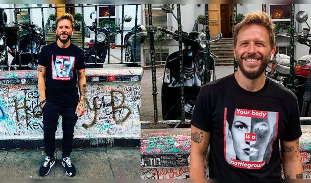 Noel Schajris aparece con el torso desnudo para agradecer el apoyo de sus fans 