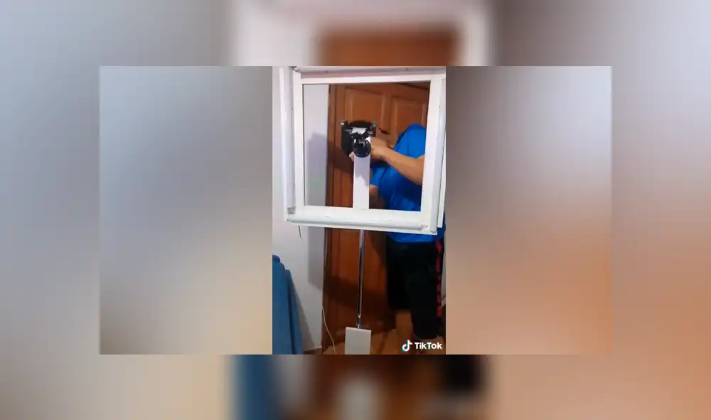 Desliza las imágenes para el increíble ‘aro’ que hizo este padre para que su hija haga videos en TikTok. Foto: Jogazo/TikTok Desliza las imágenes para el increíble ‘aro’ que hizo este padre para que su hija haga videos en TikTok. Foto: Jogazo/TikTok