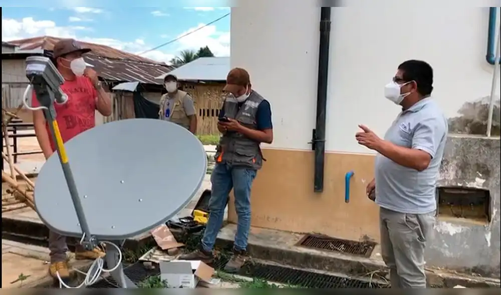 Internet satelital para centros de salud