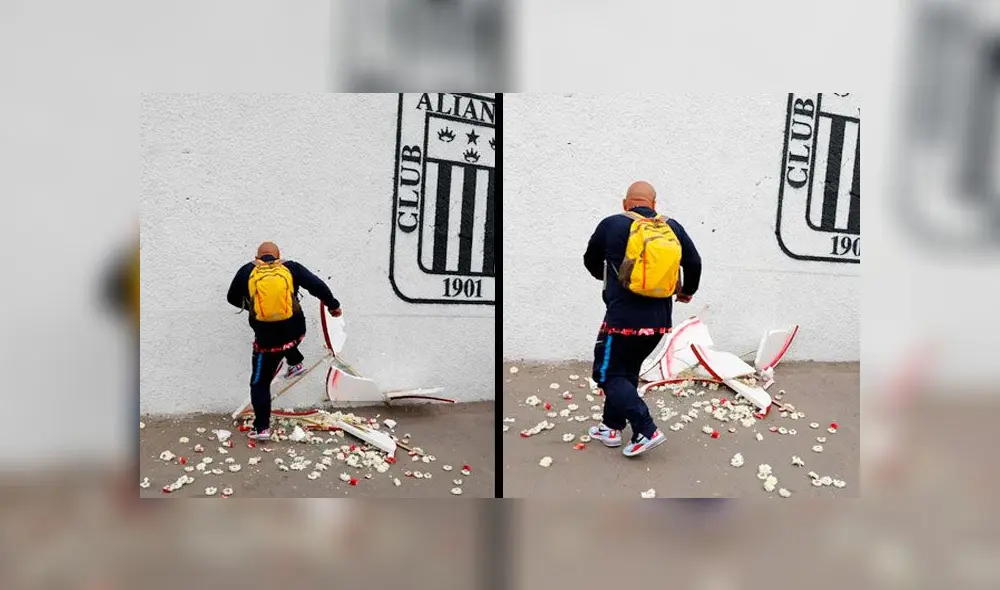 Descargo de Universitario de Deportes tras destrucción de arreglo floral enviado a Alianza Lima  