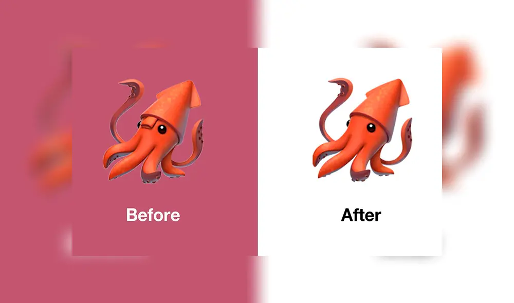 Emoji de calamar. | Foto: Emojipedia