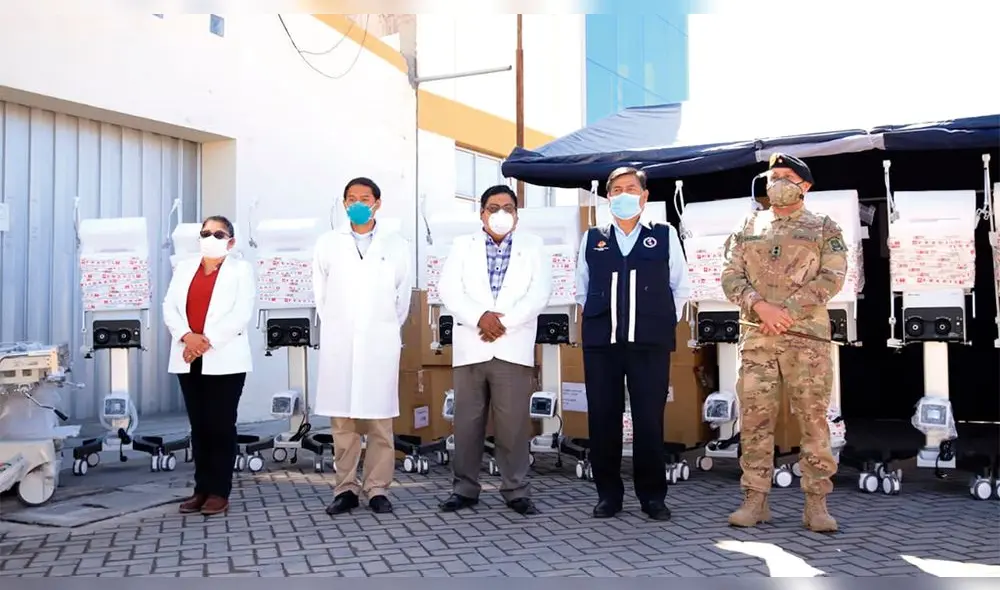 entrega. Autoridades regionales e integrantes de comando COVID, recepcionaron ayer la ayuda del gobierno central. entrega. Autoridades regionales e integrantes de comando COVID, recepcionaron ayer la ayuda del gobierno central.