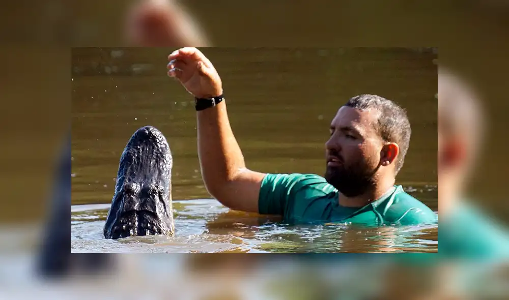 YouTube viral: temible caimán se acerca a un hombre y él tiene esta asombrosa reacción [VIDEO]