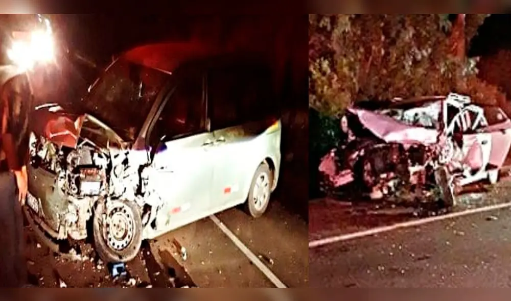 Uno de los chóferes provocó siniestro al querer sobrepasar a otro vehículo. Uno de los chóferes provocó siniestro al querer sobrepasar a otro vehículo.