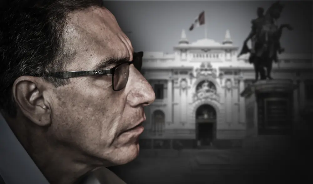 Presidente de la República, Martín Vizcarra, anunció la disolución constitucional del Congreso de la República. Foto: La República.