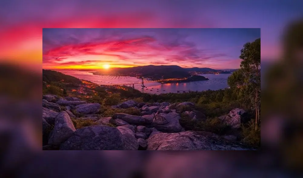 Atardecer con vista panorámica del río Vigo. (Foto: Ryanair) Atardecer con vista panorámica del río Vigo. (Foto: Ryanair)