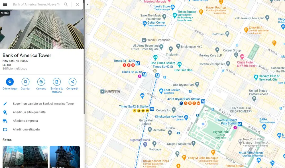 Desliza las imágenes para ver cómo luce el lugar donde se filmó la recordada comedia Ted 2. Foto: captura de Google Maps