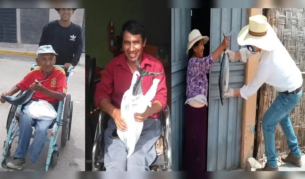 Alcalde regala pescado fresco casa por casa en Arequipa. Alcalde regala pescado fresco casa por casa en Arequipa.