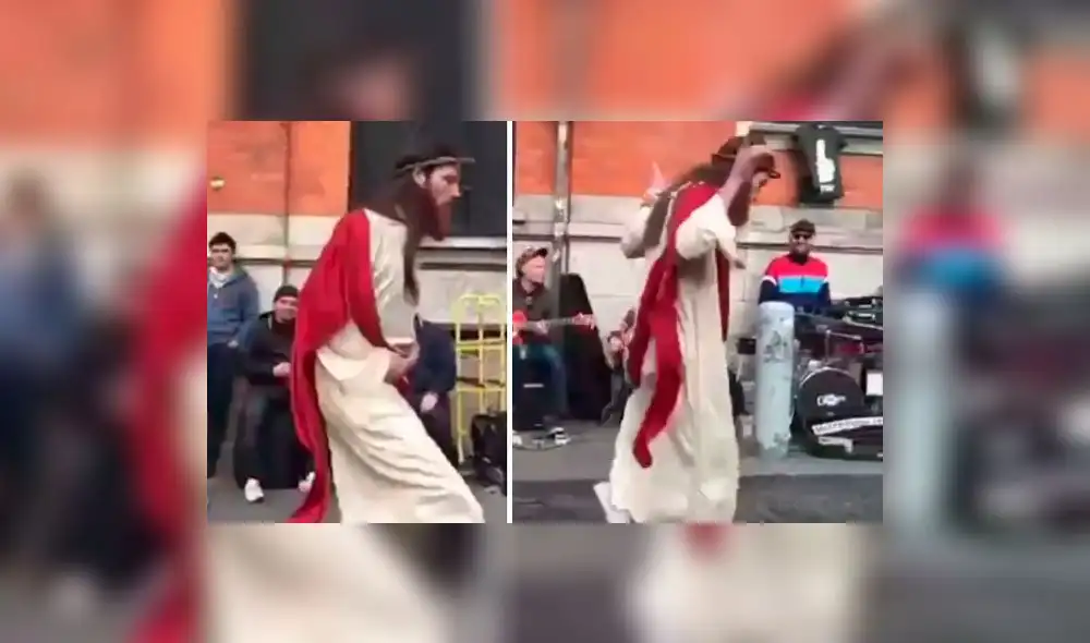 Facebook: “Jesús” resucita y baila “Pasito Perrón” en polémico video viral