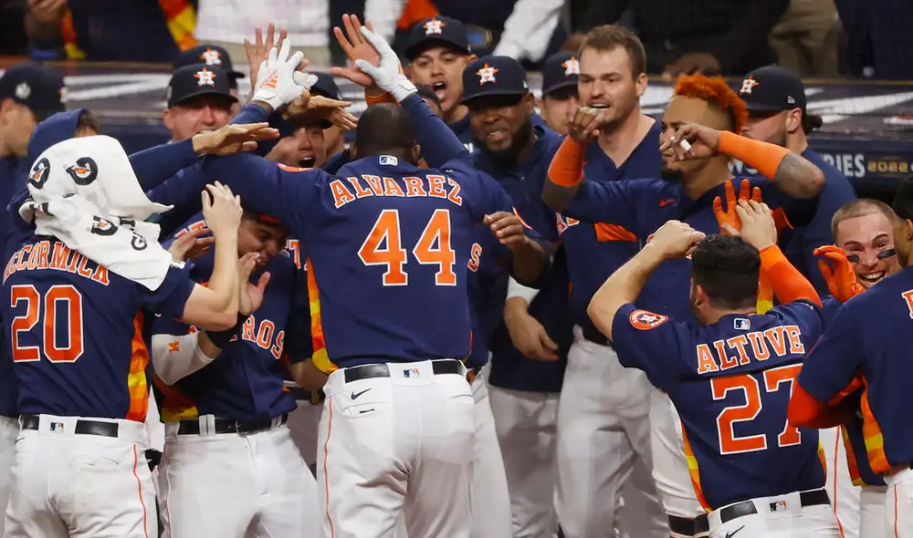 Los 'Stros' lograron la segunda Serie Mundial en su historia. Foto: EFE