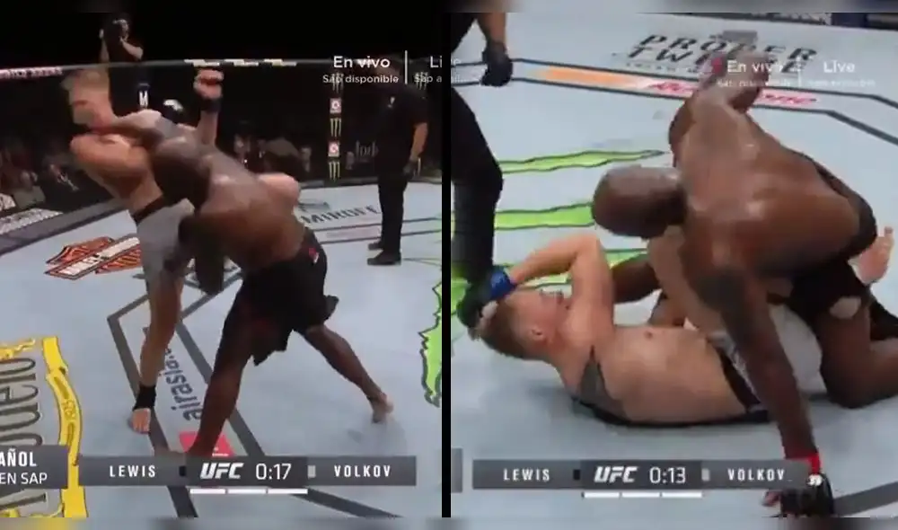 McGregor vs Khabib: increíble KO de Lewis sobre Volkov [VIDEO]