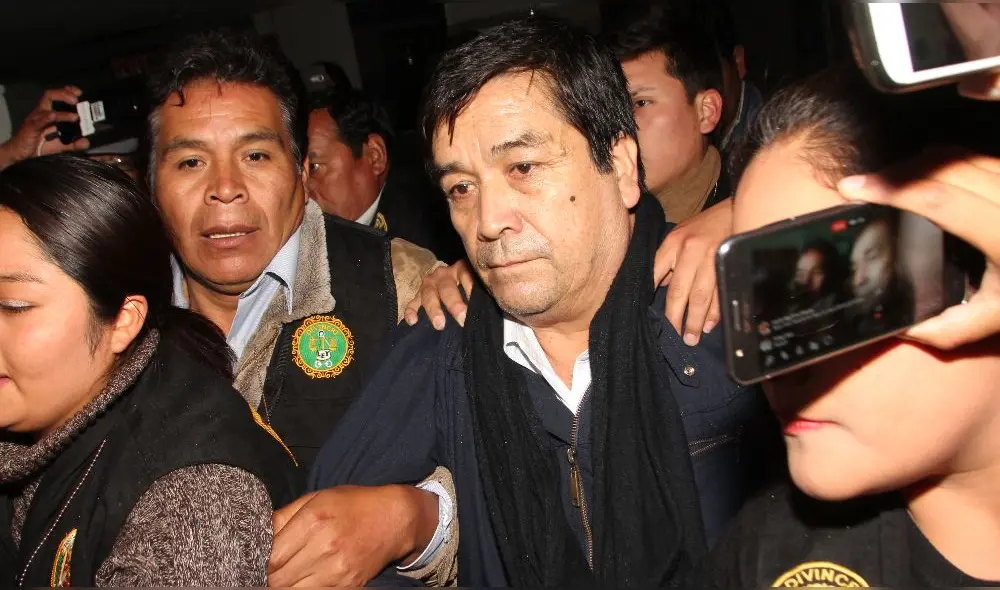 Excongresista Benicio Ríos llegó a Cusco bajo extremas medidas de seguridad [VIDEO]