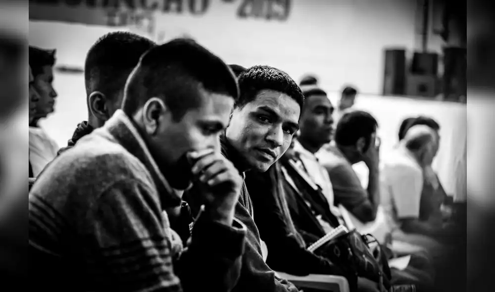 Reos del penal de máxima seguridad San Juan de Lurigancho. [FOTO]