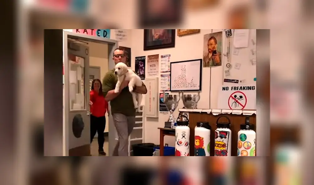 El profesor Ryan Price aclaró que todo se trató de una broma, pero aún así recibió fuertes críticas por sus palabras frente a los menores. (Foto: captura)