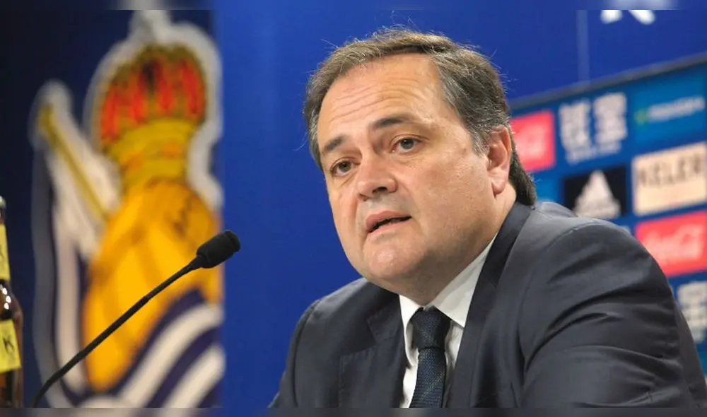 Jokin Aperribay, presidente de la Real Sociedad. Foto: Internet. Jokin Aperribay, presidente de la Real Sociedad. Foto: Internet.