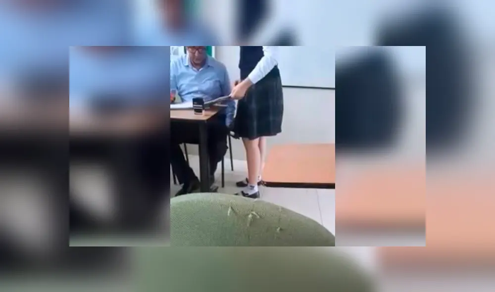 Despiden a profesor por grabar debajo de la falda a su alumna en plena clase [VIDEO]