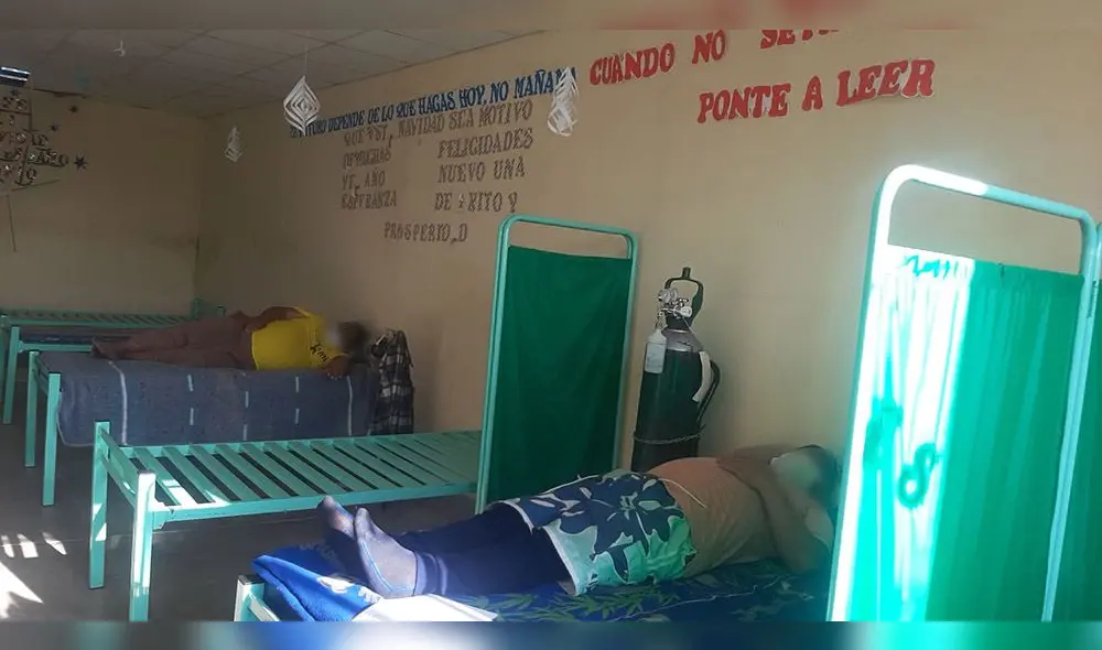 Mujeres infectadas fueron trasladadas a un ambiente especial para ser atendidas.