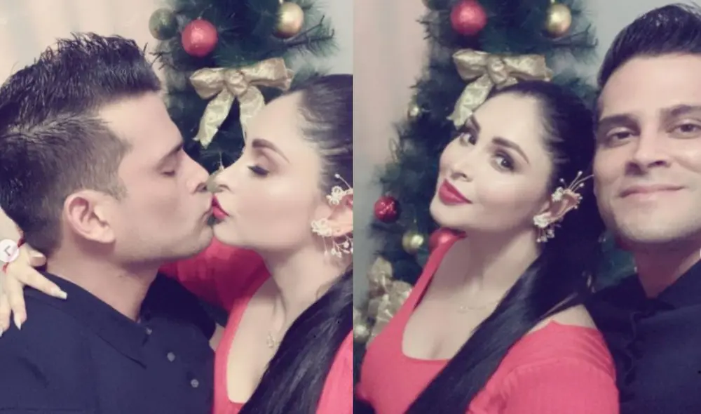 Los cantantes expresaron su emoción por pasar juntos esta Navidad. Foto: Pamela Franco / Instagram Los cantantes expresaron su emoción por pasar juntos esta Navidad. Foto: Pamela Franco / Instagram