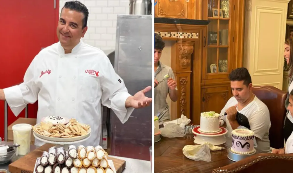 Buddy Valastro de Cake Boss hace pasteles con su mano izquierda tras accidente