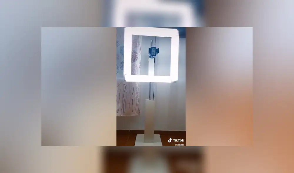 Desliza las imágenes para el increíble ‘aro’ que hizo este padre para que su hija haga videos en TikTok. Foto: Jogazo/TikTok Desliza las imágenes para el increíble ‘aro’ que hizo este padre para que su hija haga videos en TikTok. Foto: Jogazo/TikTok