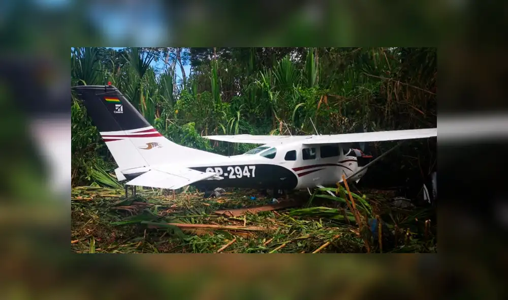 Oxapampa: Hallaron una nave extranjera que iba a trasladar droga