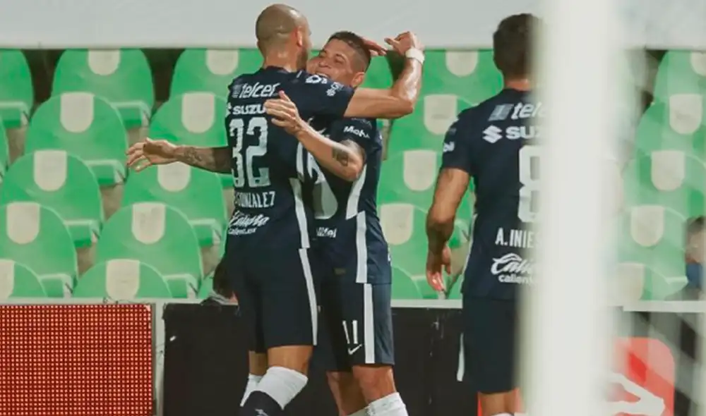 Pumas venció 2-1 a Santos Laguna a domicilio por la Liga MX 2020. (FOTO: Twitter).