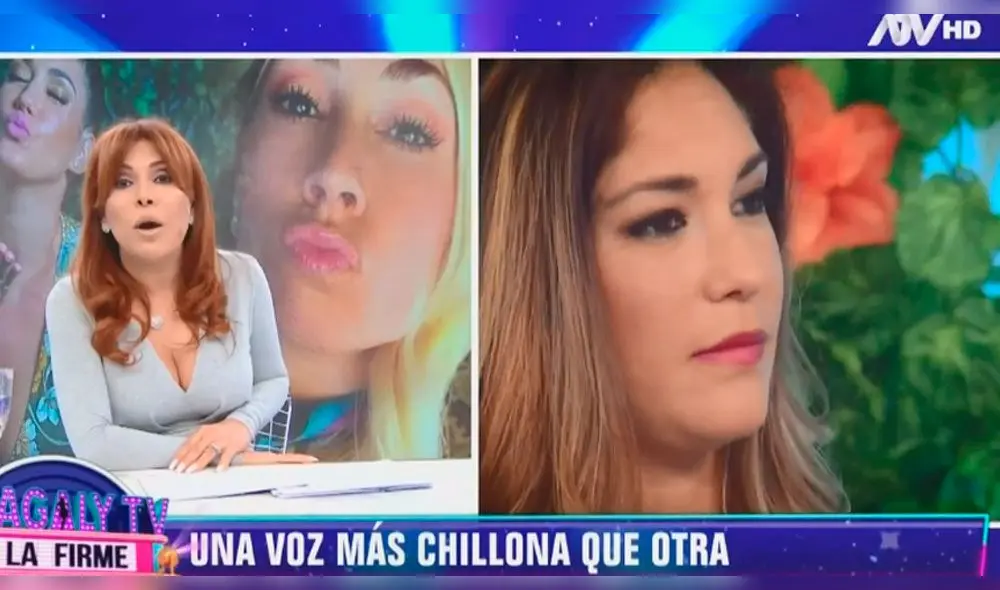 La polémica presentadora analizó el tono de voz de la ex 'vengadora' comparándola con la de Belén Estévez