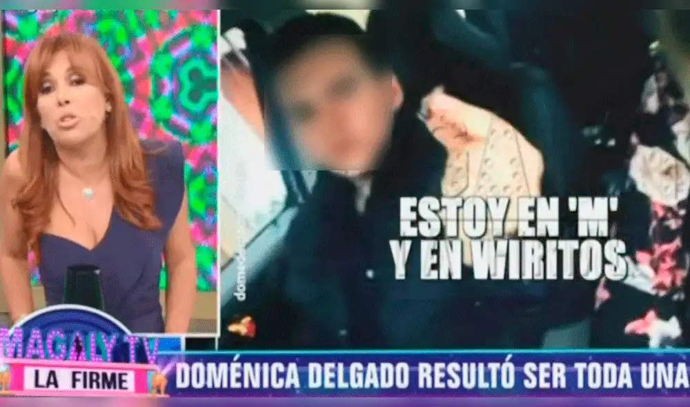Magaly Medina expone a Doménica Delgado en comprometedora situación [VIDEO]