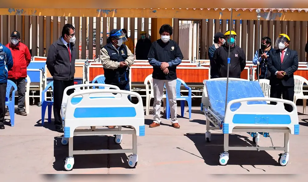 Aumentarán camas para la atención de pacientes con coronavirus en Juliaca. Aumentarán camas para la atención de pacientes con coronavirus en Juliaca.