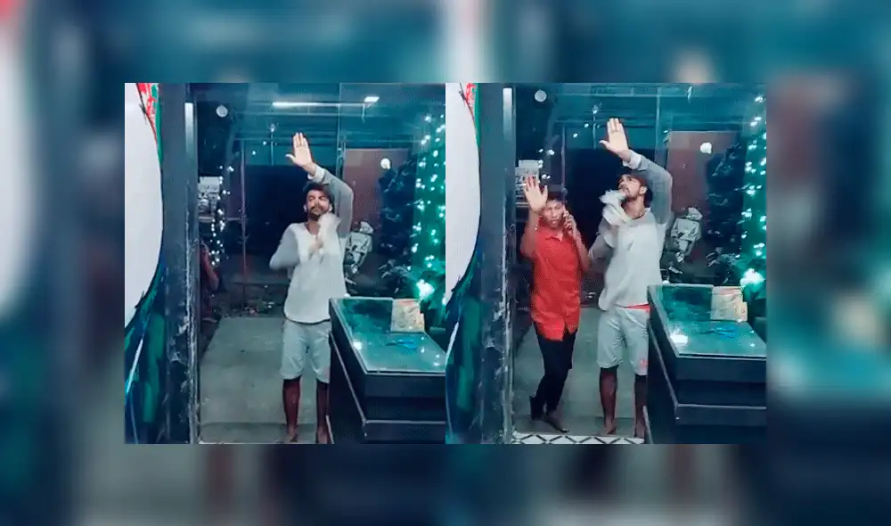 Facebook: finge limpiar puerta de vidrio para jugarle pesada broma a su cliente [VIDEO]